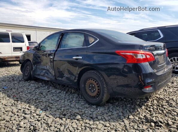 3N1AB7AP7JY217798 2018 NISSAN SENTRA Black უკანა მარცხენა