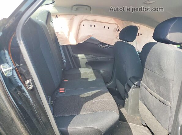 3N1AB7AP7JY217798 2018 NISSAN SENTRA Black უკანა სავარძლების ხედი