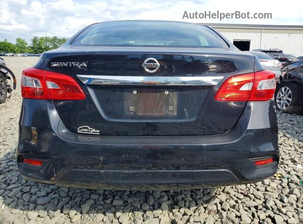 3N1AB7AP7JY217798 2018 NISSAN SENTRA Black უკანა ხედი