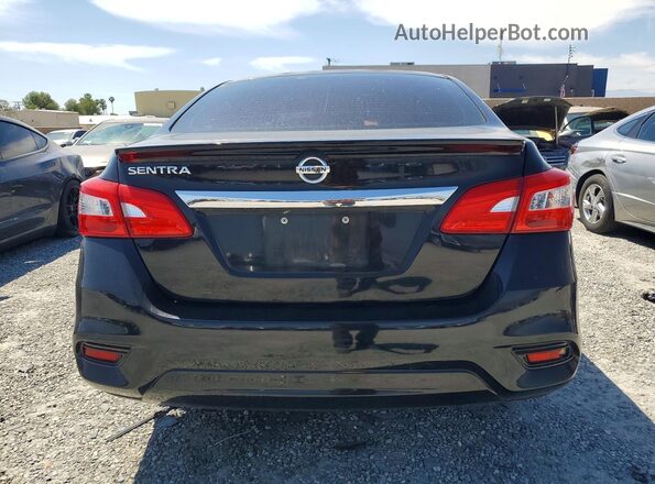 3N1AB7AP7JY236786 2018 NISSAN SENTRA Black Rear view