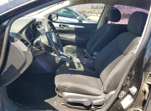 3N1AB7AP7JY236786 2018 NISSAN SENTRA Black Front interior view