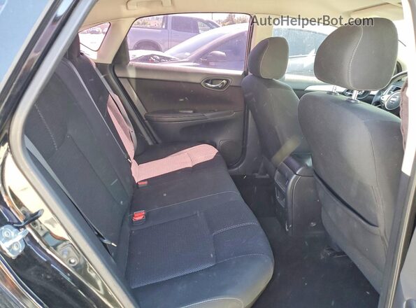 3N1AB7AP7JY236786 2018 NISSAN SENTRA Black Rear seats view