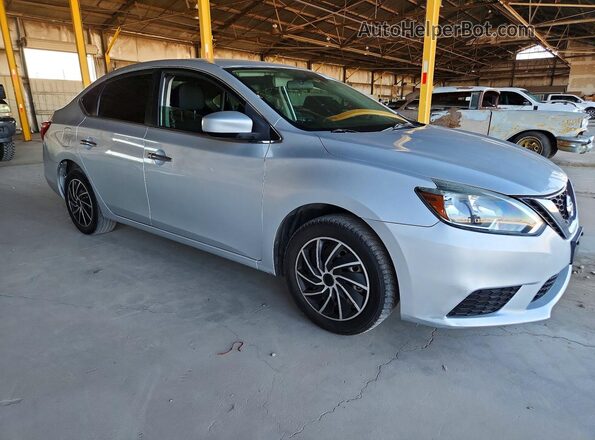 3N1AB7AP7JY241101 2018 NISSAN SENTRA Silver წინა მარჯვენა