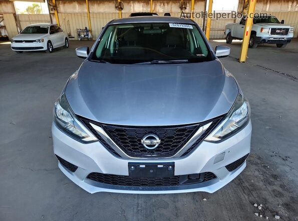 3N1AB7AP7JY241101 2018 NISSAN SENTRA Silver წინა ხედი