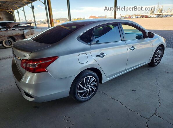 3N1AB7AP7JY241101 2018 NISSAN SENTRA Silver უკანა მარჯვენა