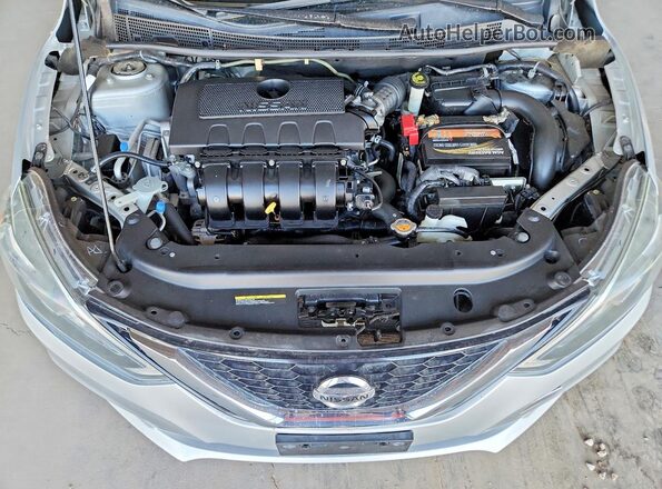 3N1AB7AP7JY241101 2018 NISSAN SENTRA Silver უკანა სალონის ხედი