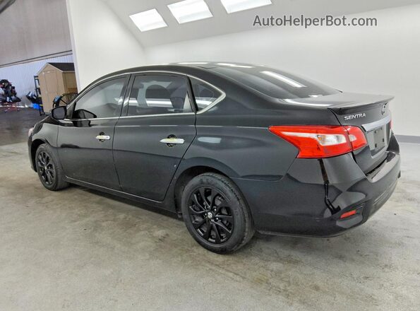 3N1AB7AP7JY250977 2018 NISSAN SENTRA Black უკანა მარცხენა