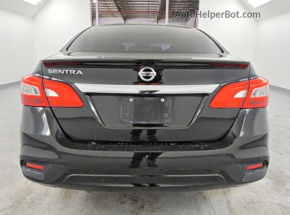3N1AB7AP7JY250977 2018 NISSAN SENTRA Black უკანა ხედი