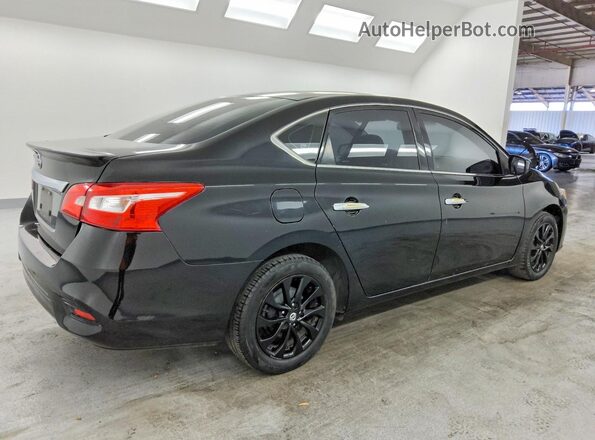 3N1AB7AP7JY250977 2018 NISSAN SENTRA Black უკანა მარჯვენა
