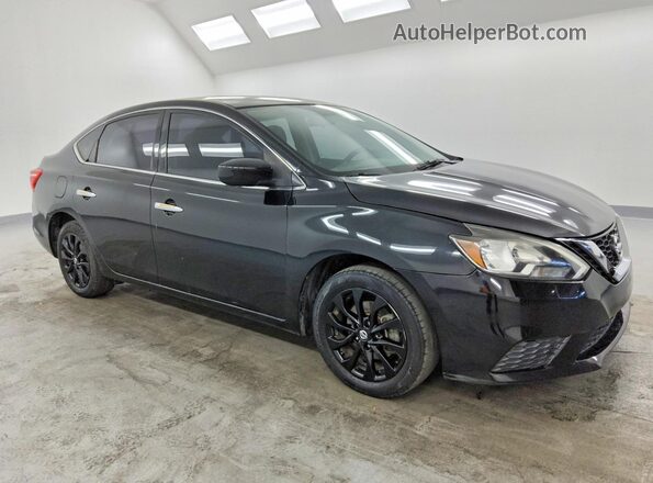 3N1AB7AP7JY250977 2018 NISSAN SENTRA Black წინა მარჯვენა