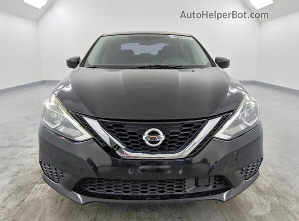 3N1AB7AP7JY250977 2018 NISSAN SENTRA Black წინა ხედი