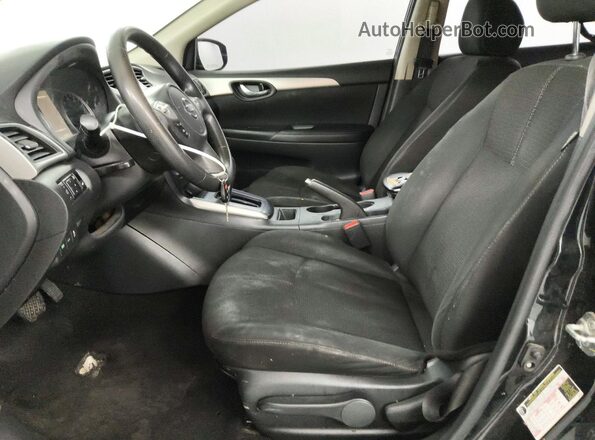3N1AB7AP7JY250977 2018 NISSAN SENTRA Black წინა სალონის ხედი