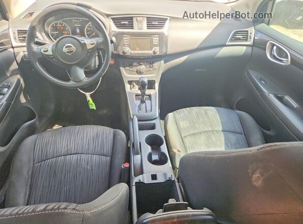 3N1AB7AP7JY264121 2018 NISSAN SENTRA Gray წინა პანელის ხედი
