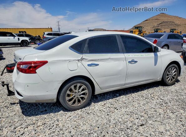 3N1AB7AP7JY264927 2018 NISSAN SENTRA White Trasero derecho