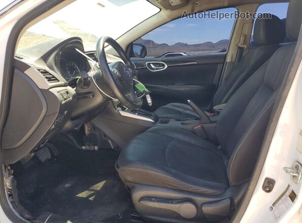 3N1AB7AP7JY264927 2018 NISSAN SENTRA White Vista interior delantera