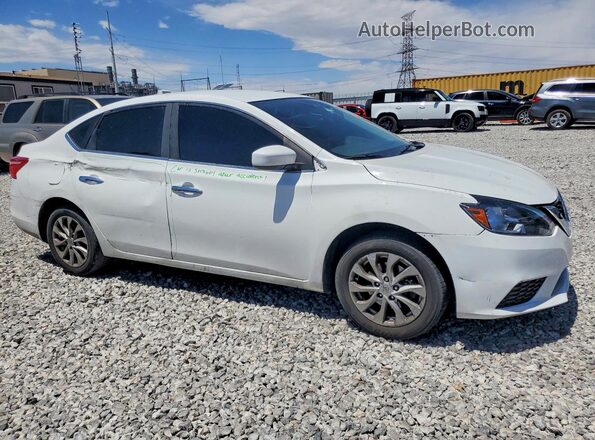 3N1AB7AP7JY264927 2018 NISSAN SENTRA White Delantero derecho