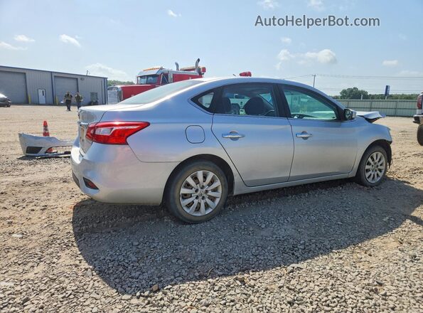 3N1AB7AP7JY308263 2018 NISSAN SENTRA Silver Tył prawy