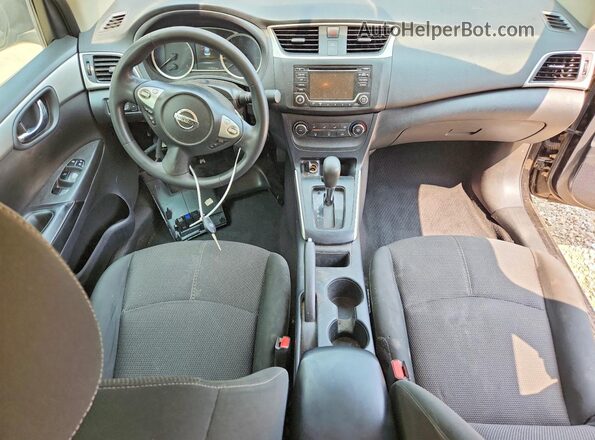 3N1AB7AP7JY318582 2018 NISSAN SENTRA Black Dashboard view