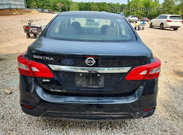 3N1AB7AP7JY318582 2018 NISSAN SENTRA Black Rear view