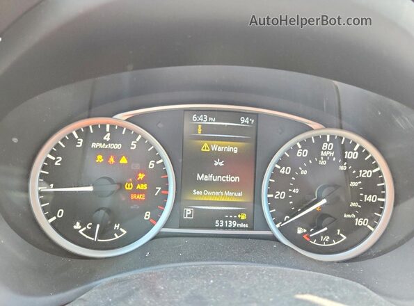3N1AB7AP7JY325192 2018 NISSAN SENTRA White Instrument cluster view