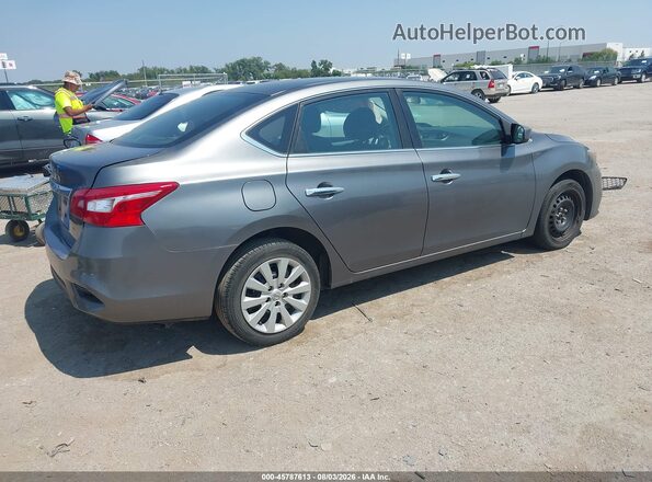 3N1AB7AP7JY325984 2018 NISSAN SENTRA Silver Tył prawy