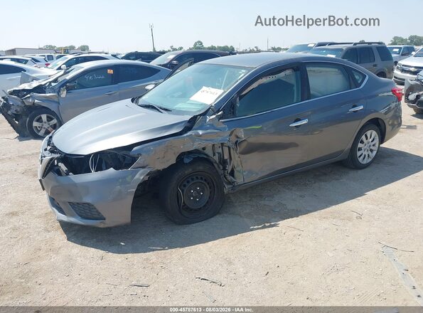 3N1AB7AP7JY325984 2018 NISSAN SENTRA Silver Przód lewy