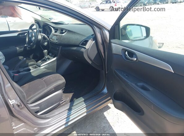 3N1AB7AP7JY325984 2018 NISSAN SENTRA Silver Widok wnętrza z przodu