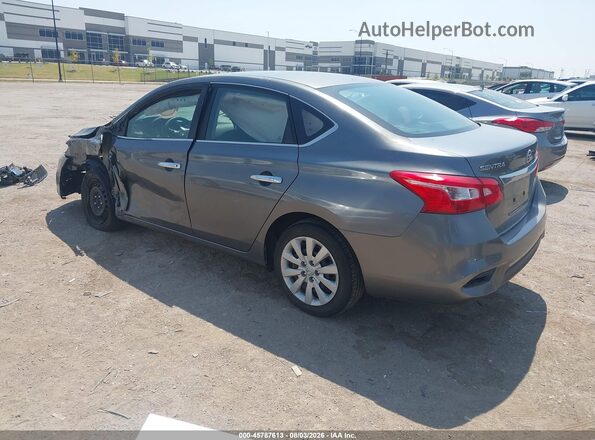 3N1AB7AP7JY325984 2018 NISSAN SENTRA Silver Tył lewy