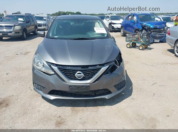 3N1AB7AP7JY325984 2018 NISSAN SENTRA Silver Widok wnętrza z tyłu