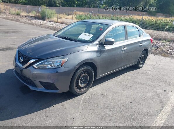3N1AB7AP7JY330540 2018 NISSAN SENTRA Gray Передня ліва чверть