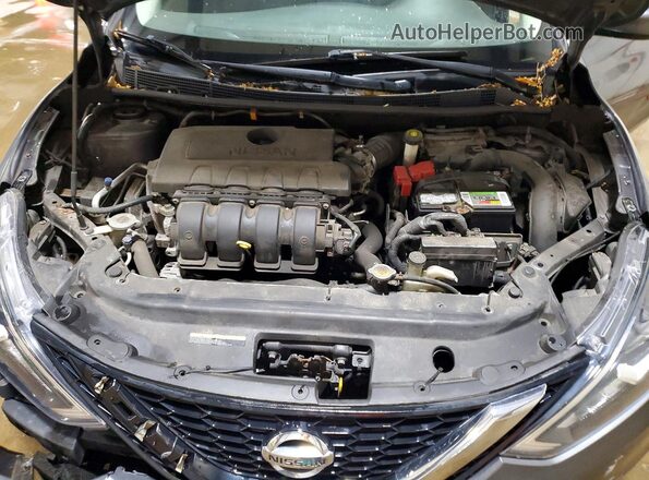 3N1AB7AP7JY332790 2018 NISSAN SENTRA Gray Սալոնի հետևի տեսք