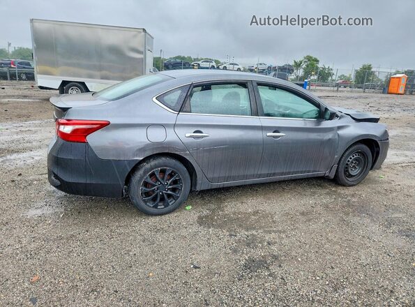 3N1AB7AP7JY337410 2018 NISSAN SENTRA Gray Trasero derecho