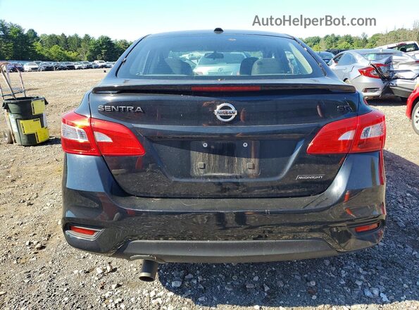 3N1AB7AP7JY339657 2018 NISSAN SENTRA Black Widok z tyłu