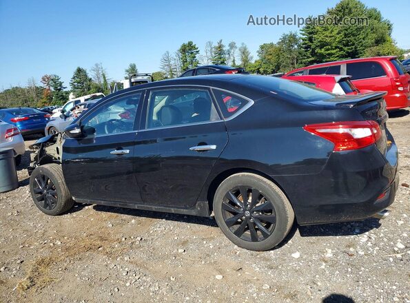 3N1AB7AP7JY339657 2018 NISSAN SENTRA Black Tył lewy