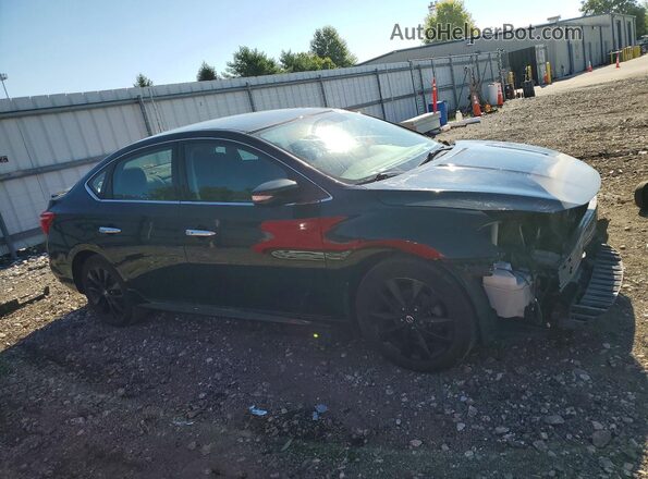 3N1AB7AP7JY339657 2018 NISSAN SENTRA Black Przód prawy