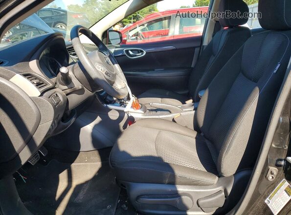 3N1AB7AP7JY339657 2018 NISSAN SENTRA Black Widok wnętrza z przodu