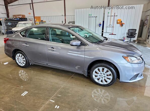 3N1AB7AP7JY344762 2018 NISSAN SENTRA Gray Передня права чверть
