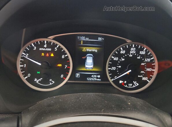 3N1AB7AP7JY344762 2018 NISSAN SENTRA Gray Вид щитка приладів