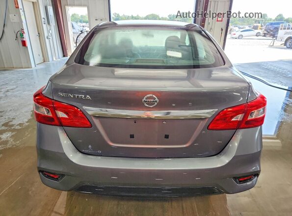 3N1AB7AP7JY344762 2018 NISSAN SENTRA Gray Вид ззаду