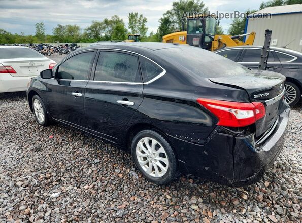 3N1AB7AP7KL606746 2019 NISSAN SENTRA Black Задня ліва чверть