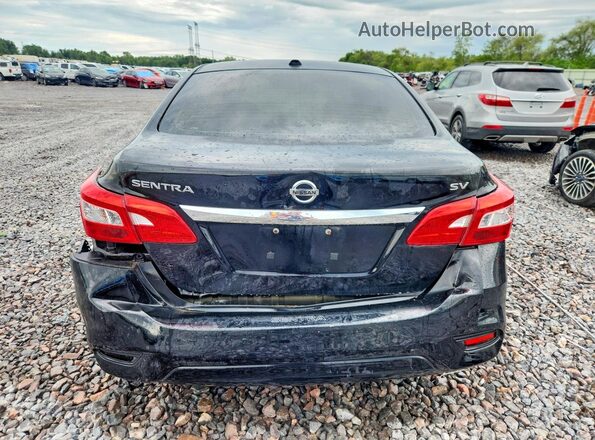 3N1AB7AP7KL606746 2019 NISSAN SENTRA Black Вид ззаду