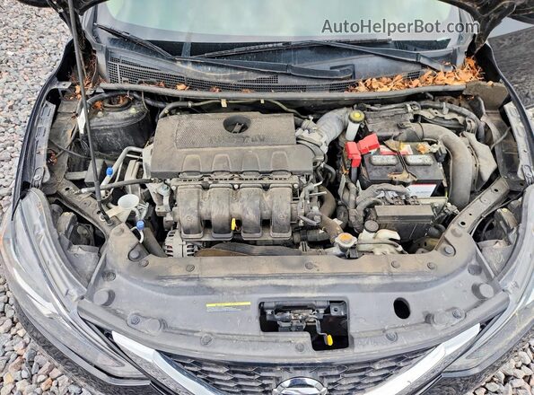 3N1AB7AP7KL606746 2019 NISSAN SENTRA Black Вид задньої частини салону