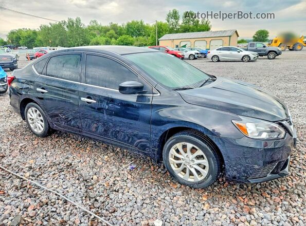 3N1AB7AP7KL606746 2019 NISSAN SENTRA Black Передня права чверть