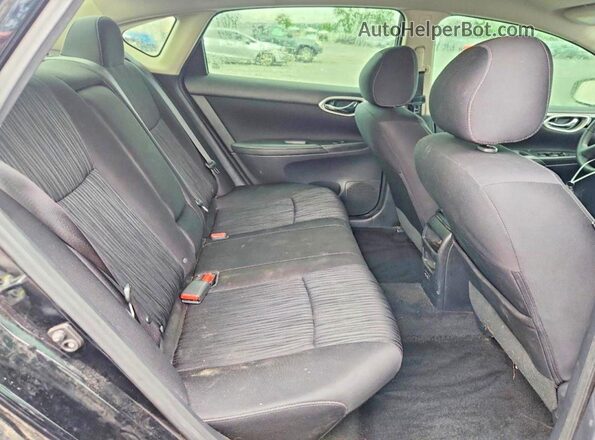 3N1AB7AP7KL606746 2019 NISSAN SENTRA Black Вид задніх сидінь