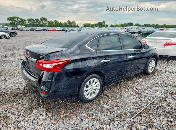 3N1AB7AP7KL606746 2019 NISSAN SENTRA Black Задня права чверть