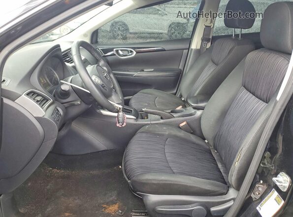 3N1AB7AP7KL627029 2019 NISSAN SENTRA Black Vista interior delantera