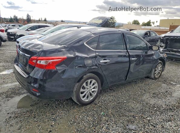 3N1AB7AP7KL627029 2019 NISSAN SENTRA Black Trasero derecho