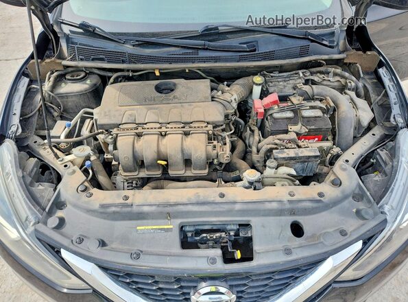 3N1AB7AP7KY209525 2019 NISSAN SENTRA Black Rear interior view