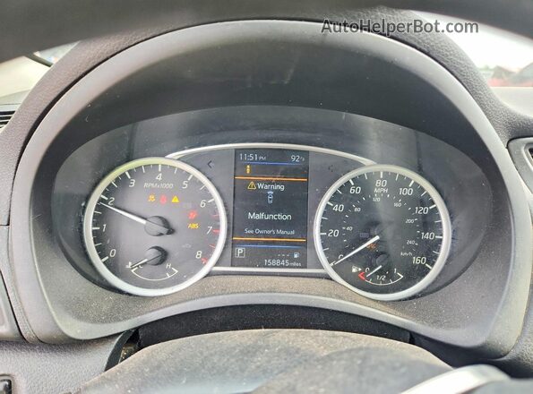 3N1AB7AP7KY209525 2019 NISSAN SENTRA Black Instrument cluster view