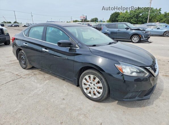 3N1AB7AP7KY209525 2019 NISSAN SENTRA Black Front right
